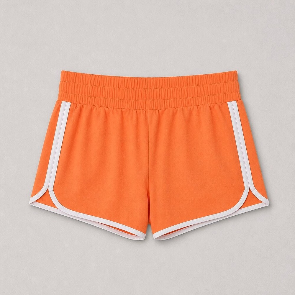 90 Degree by Reflex Ripstop Seraphine Short S Orange Polyester Spandex NWT